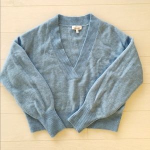&Other Stories NEW light blue mohair sweater